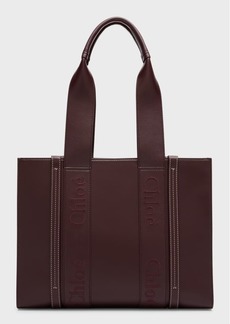 Chloé Woody Medium Tote Bag in Leather