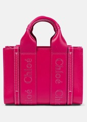 Chloé Woody Mini leather tote bag