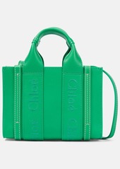 Chloé Woody Mini leather tote bag