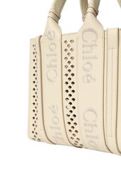 Chloé Woody Perforated Grained Leather Bag