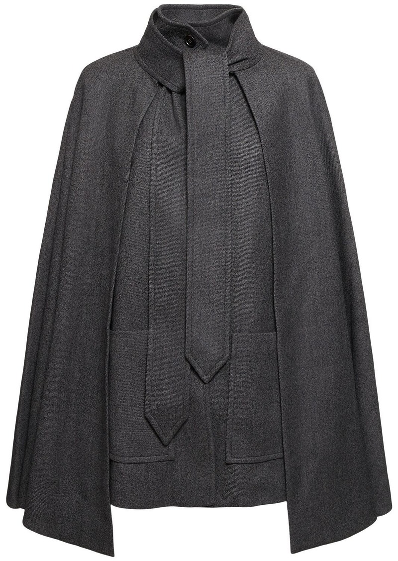 Chloé Wool & Cashmere Cape Coat