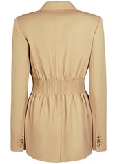 Chloé Wool Gabardine Double Breasted Jacket