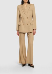 Chloé Wool Gabardine Double Breasted Jacket