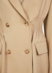 Chloé Wool Gabardine Double Breasted Jacket