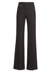 Chloé Wool High-Waisted Flare Trousers