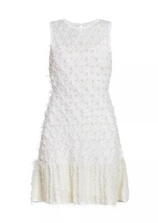 Chloé Woven Fringe-Embellished Dress
