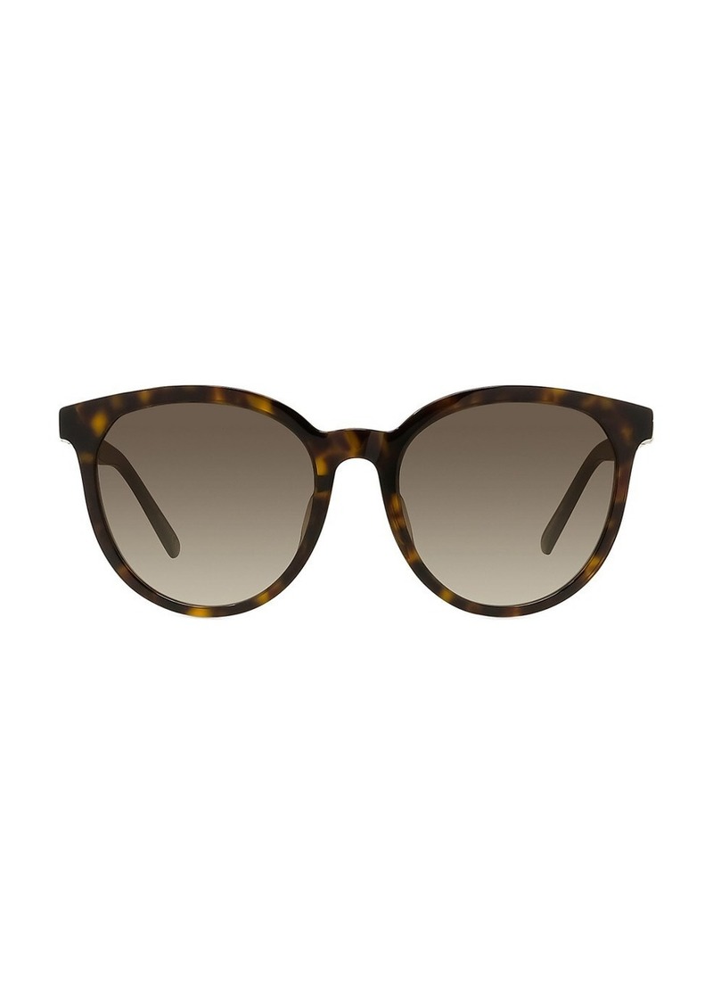 christian dior 57mm round sunglasses