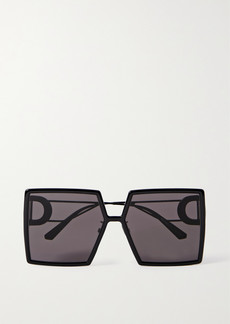 Christian Dior 30montaigne Su Oversized Square-frame Acetate And Metal Sunglasses