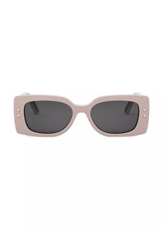 Christian Dior DiorPacific S1U 53MM Acetate Rectangular Sunglasses
