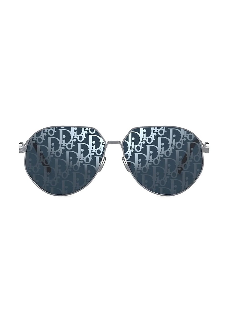 dior 61mm pilot sunglasses