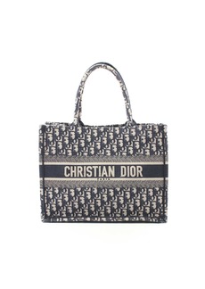 Christian Dior Book Tote Book Tote Medium Handbag Tote Bag Canvas OffNavy