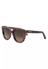 Christian Dior DiorMidnight R1I 54MM Butterfly Sunglasses