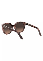 Christian Dior DiorMidnight R1I 54MM Butterfly Sunglasses