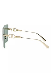 Christian Dior CD Chain M1U 140MM Shield Sunglasses