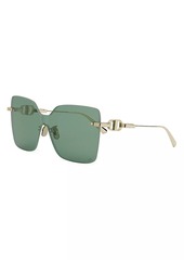 Christian Dior CD Chain M1U 140MM Shield Sunglasses