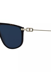 Christian Dior ​CD Link S2U 63MM Square Sunglasses
