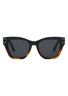 Christian Dior 'DiorSignature B4I 52mm Butterfly Sunglasses