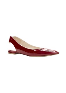 CHRISTIAN DIOR Obsesse-D red patent leather slingback pointy flats