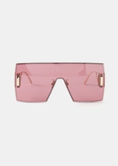 Christian Dior Dior - 30montaigne M1u Rimless Mask Sunglasses - Womens - Burgundy Gold - ONE SIZE