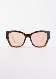 Christian Dior Dior - 30montaigne B2u Butterfly Acetate Sunglasses - Womens - Brown Multi - ONE SIZE