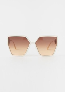 30Montaigne SU Oversized Ivory Square Sunglasses