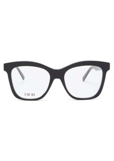 Christian Dior Dior - 30montaignemini Butterfly Acetate Glasses - Womens - Black