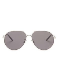 CD Link A1U Blue Dior Oblique Pilot Sunglasses
