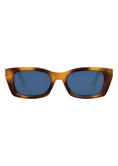 Christian Dior 'DiorMidnight S3I 52mm Rectangular Sunglasses