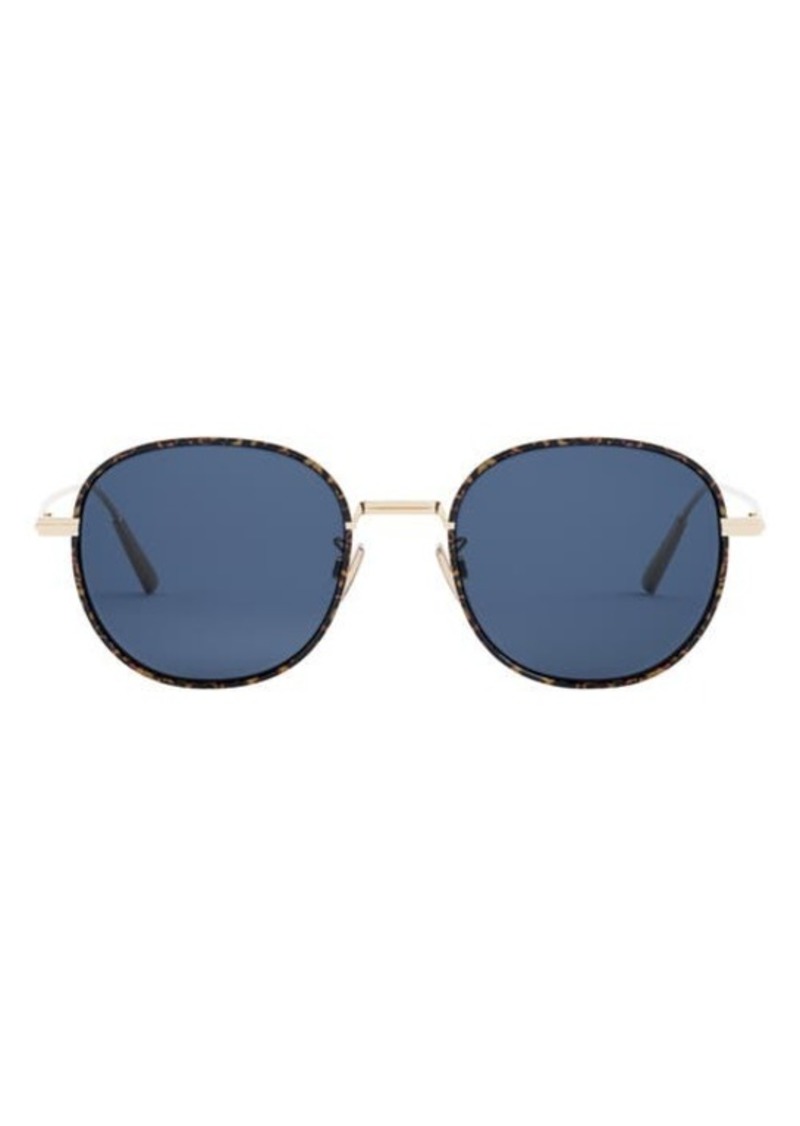 Christian Dior ‘DiorBlackSuit S2U 52mm Round Sunglasses