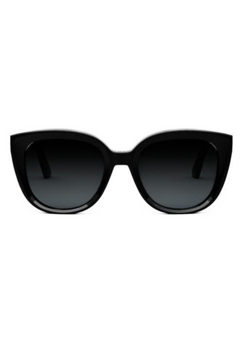 Christian Dior ‘DiorMidnight R1I 54mm Butterfly Sunglasses