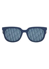 Christian Dior 'DiorB27 S3F 55mm Geometric Sunglasses