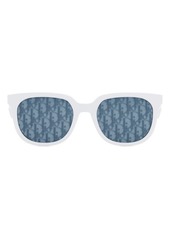 Christian Dior 'DiorB27 S3F 55mm Geometric Sunglasses