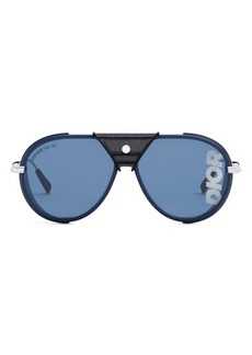 Christian Dior 'DiorSnow A1I 57mm Pilot Sunglasses