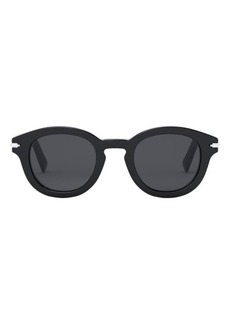Christian Dior 'DiorBlackSuit R5I 48mm Round Sunglasses