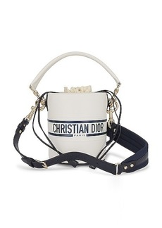 Christian Dior Dior Calfskin 2 Way Bucket Bag