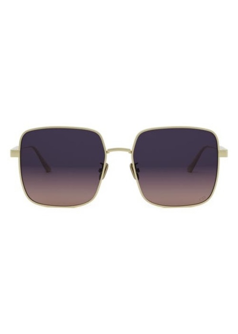 Christian Dior 'DiorCannage S1U 59mm Square Sunglasses
