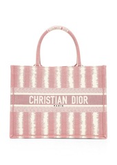 Christian Dior Dior Canvas Striped Book Tote Bag
