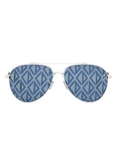 Christian Dior DIOR CD Diamond S4U 59mm Pilot Sunglasses