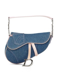 Christian Dior Dior Denim Saddle Bag