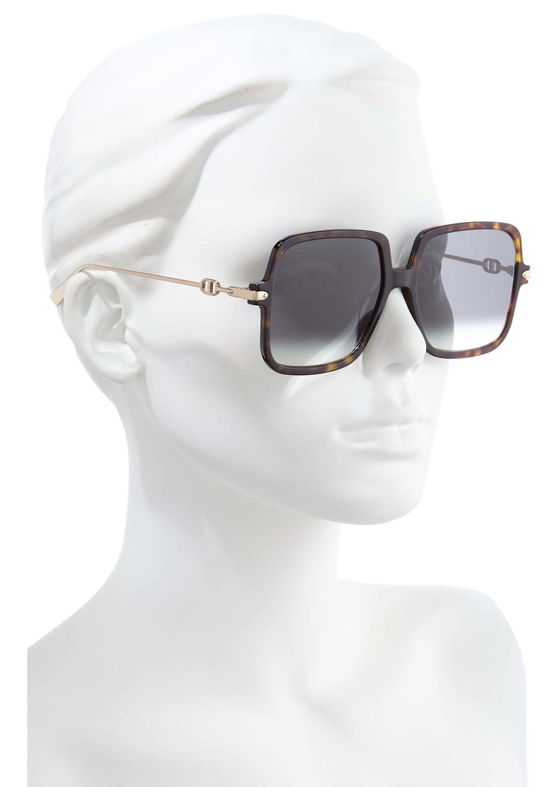 diorlink1 58mm gradient square sunglasses