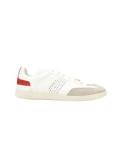Christian Dior DIOR HOMME B01 white red Bee laether suede trim trainer sneaker