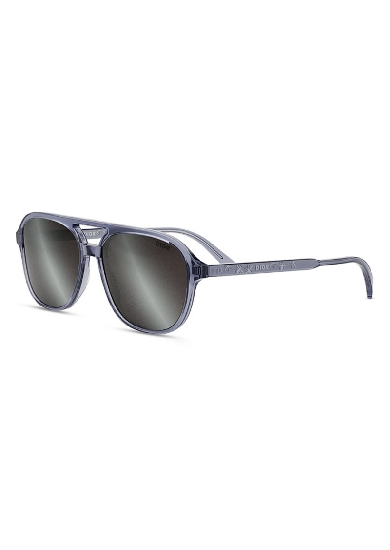 Christian Dior Dior InDior N1I Pilot Sunglasses, 57mm