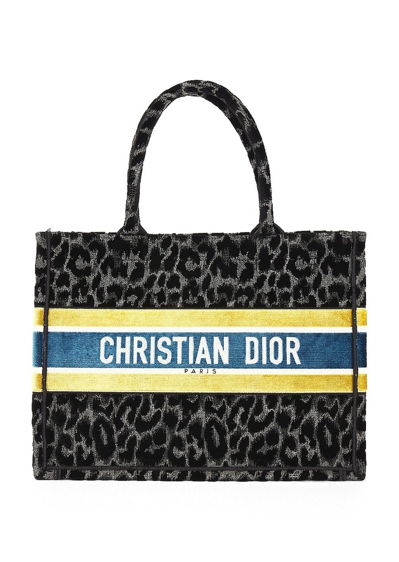 Christian Dior Dior Leopard Book Tote Bag