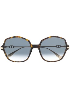 Christian Dior Dior Link 2 tortoiseshell-effect sunglasses