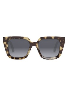 Christian Dior 'DiorMidnight S1I 53mm Polarized Square Sunglasses