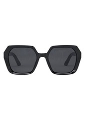 Christian Dior 'DiorMidnight S2F 56mm Geometric Sunglasses
