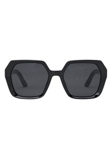Christian Dior 'DiorMidnight S2F 56mm Geometric Sunglasses