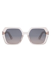 Christian Dior 'DiorMidnight S2F 56mm Geometric Sunglasseses