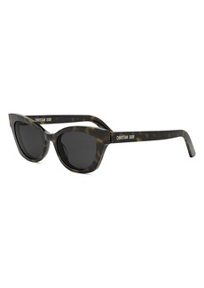 Christian Dior Dior Midnight B2I Cat Eye Sunglasses, 51mm