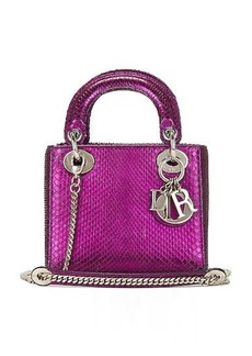 Christian Dior Dior Python Mini Lady Handbag